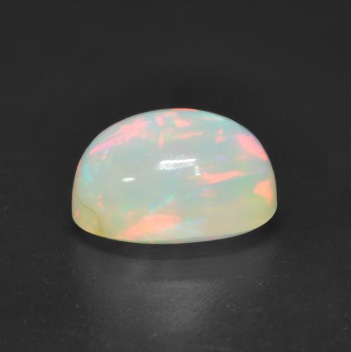 9,17 ctw natürlicher Mehrfarbig Opal, Oval Schliff, Transparent