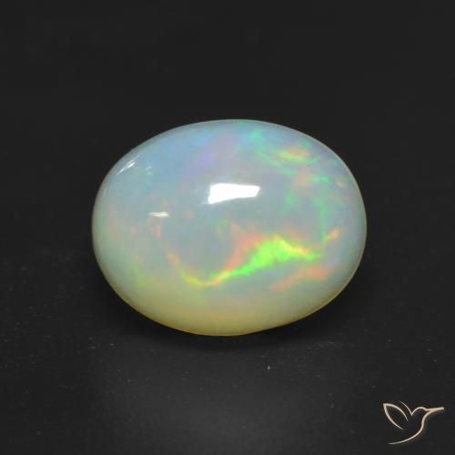 9,17 ctw natürlicher Mehrfarbig Opal, Oval, Lichtdurchlässig