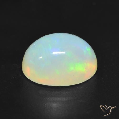 9,17 ctw natürlicher Mehrfarbig Opal, Oval, Lichtdurchlässig