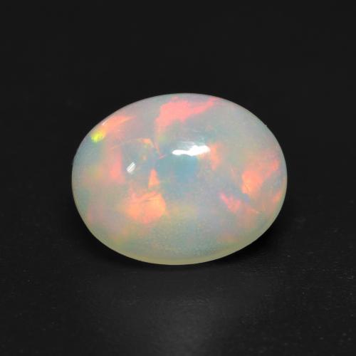 9,17 ctw natürlicher Mehrfarbig Opal, Oval Schliff, Transparent