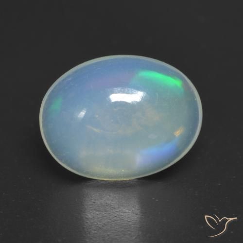 9,17 ctw natürlicher Mehrfarbig Opal, Oval, Transparent