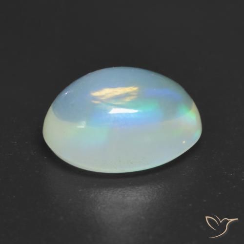 9,17 ctw natürlicher Mehrfarbig Opal, Oval, Transparent