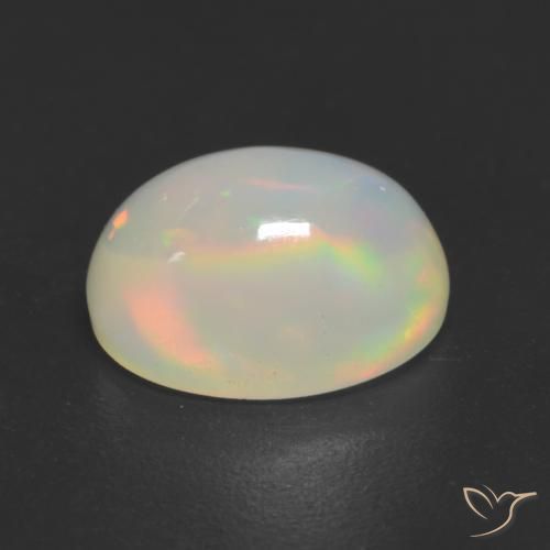 9,17 ctw natürlicher Mehrfarbig Opal, Oval, Transparent