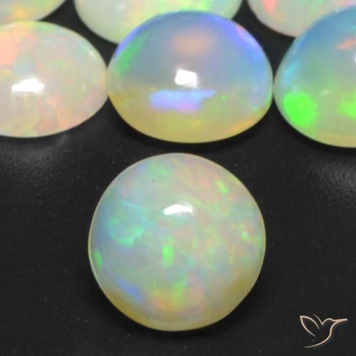 9,17 ctw natürlicher Mehrfarbig Opal, Runden, Transparent