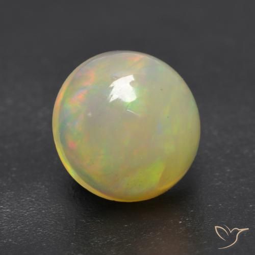 9,17 ctw natürlicher Mehrfarbig Opal, Runden, Transparent
