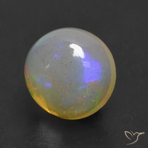 9,17 ctw natürlicher Mehrfarbig Opal, Runden, Transparent