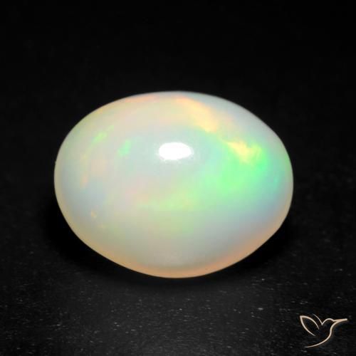 9,17 ctw natürlicher Mehrfarbig Opal, Oval, Lichtdurchlässig