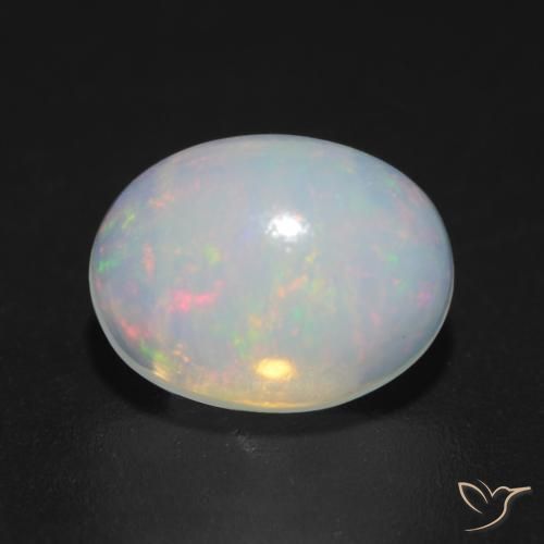 1.22ct Natürlicher Mehrfarbig Opal, Oval, Transparent
