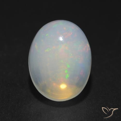 9,17 ctw natürlicher Mehrfarbig Opal, Oval, Transparent