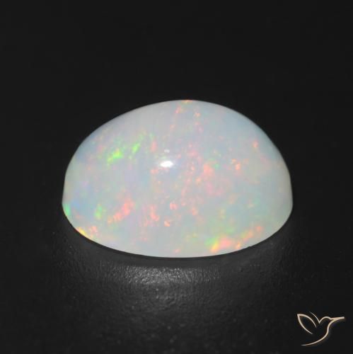 9,17 ctw natürlicher Mehrfarbig Opal, Oval, Transparent