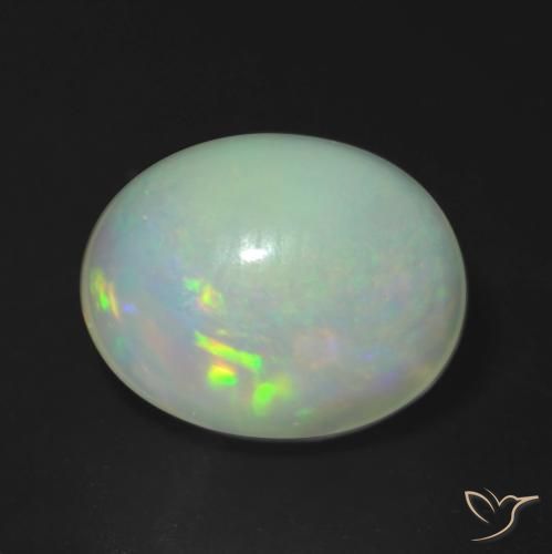 1.88ct Natürlicher Mehrfarbig Opal, Oval, Lichtdurchlässig