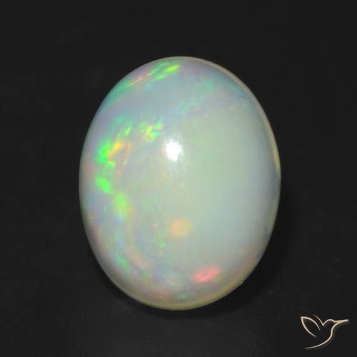 9,17 ctw natürlicher Mehrfarbig Opal, Oval, Lichtdurchlässig