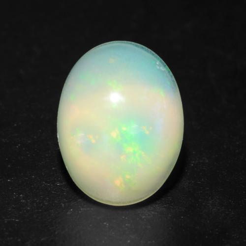 9,17 ctw natürlicher Mehrfarbig Opal, Oval Schliff, Transparent