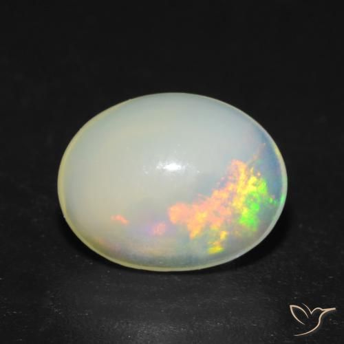 9,17 ctw natürlicher Mehrfarbig Opal, Oval, Transparent
