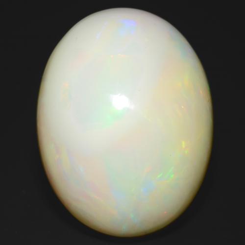9,17 ctw natürlicher Mehrfarbig Opal, Oval Schliff, Lichtundurchlässig