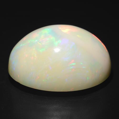 9,17 ctw natürlicher Mehrfarbig Opal, Oval Schliff, Lichtundurchlässig