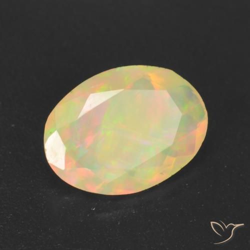 9,17 ctw natürlicher Mehrfarbig Opal, Oval, Lichtdurchlässig