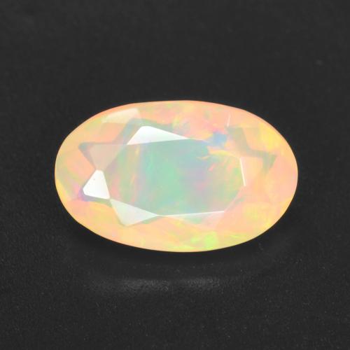 9,17 ctw natürlicher Mehrfarbig Opal, Oval Schliff, Transparent