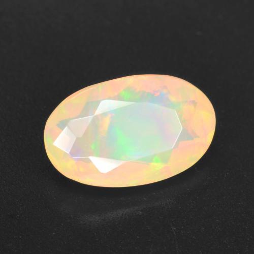 9,17 ctw natürlicher Mehrfarbig Opal, Oval Schliff, Transparent