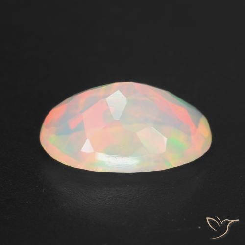 9,17 ctw natürlicher Mehrfarbig Opal, Oval, Transparent