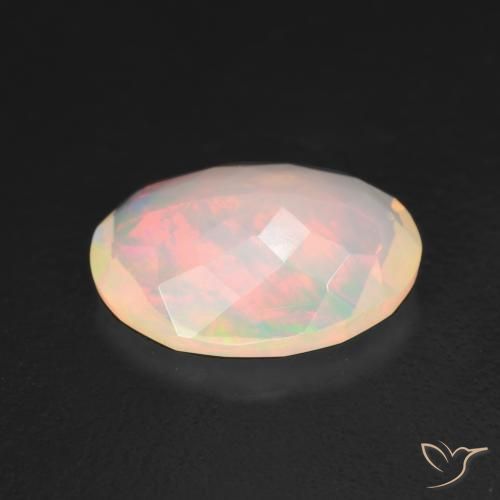 9,17 ctw natürlicher Mehrfarbig Opal, Oval, Transparent
