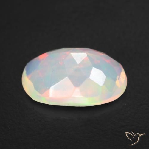 9,17 ctw natürlicher Mehrfarbig Opal, Oval, Transparent