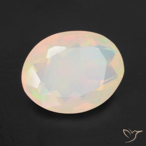 9,17 ctw natürlicher Mehrfarbig Opal, Oval, Lichtdurchlässig