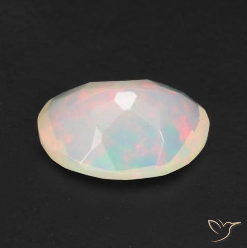 9,17 ctw natürlicher Mehrfarbig Opal, Oval, Transparent