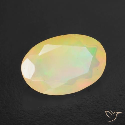 9,17 ctw natürlicher Mehrfarbig Opal, Oval, Lichtdurchlässig