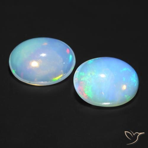1.20ctw Natürlicher Mehrfarbig Opal, Oval, Transparent, Photo A