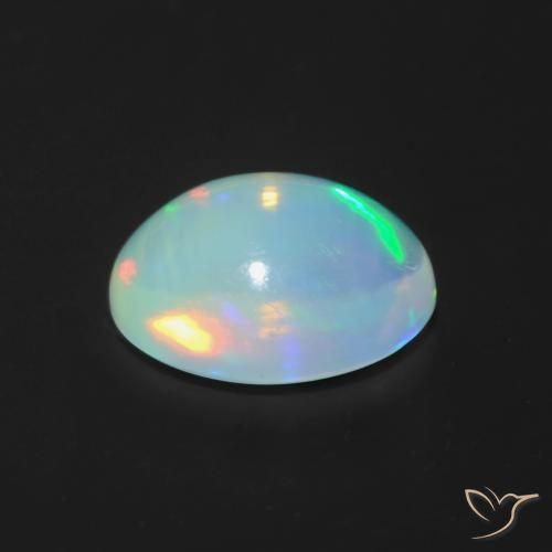 9,17 ctw natürlicher Mehrfarbig Opal, Oval, Transparent