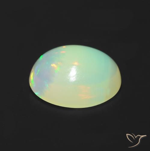 9,17 ctw natürlicher Mehrfarbig Opal, Oval, Transparent