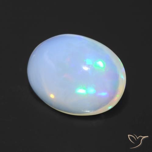 9,17 ctw natürlicher Mehrfarbig Opal, Oval, Transparent