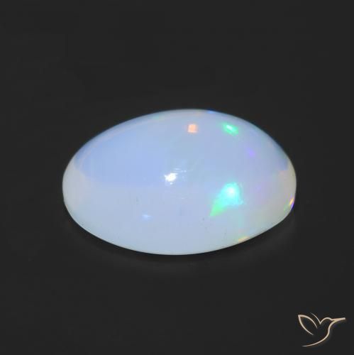 9,17 ctw natürlicher Mehrfarbig Opal, Oval, Transparent