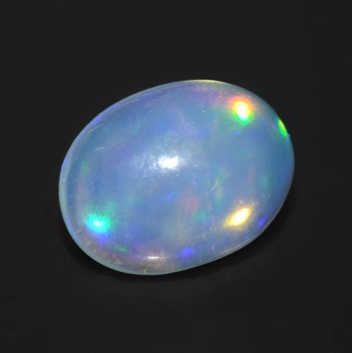 9,17 ctw natürlicher Mehrfarbig Opal, Oval Schliff, Transparent