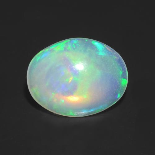 9,17 ctw natürlicher Mehrfarbig Opal, Oval Schliff, Transparent