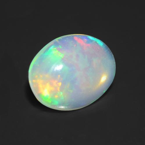 9,17 ctw natürlicher Mehrfarbig Opal, Oval Schliff, Transparent