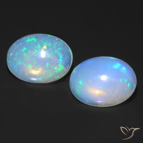 1.30ctw Natürlicher Mehrfarbig Opal, Oval, Transparent, Photo A