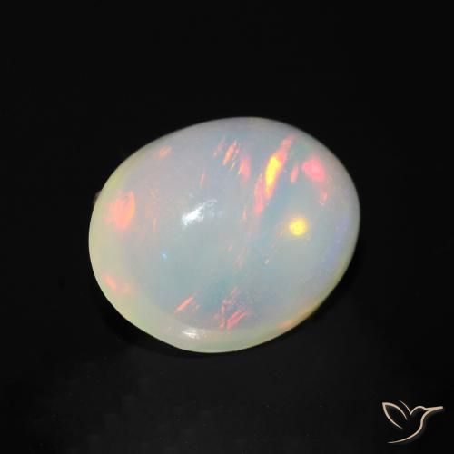 9,17 ctw natürlicher Mehrfarbig Opal, Oval, Transparent
