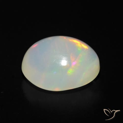9,17 ctw natürlicher Mehrfarbig Opal, Oval, Transparent