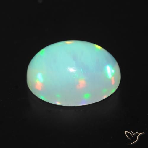 9,17 ctw natürlicher Mehrfarbig Opal, Oval, Transparent