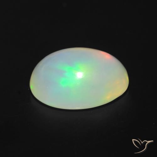 9,17 ctw natürlicher Mehrfarbig Opal, Oval, Transparent