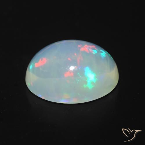 9,17 ctw natürlicher Mehrfarbig Opal, Oval, Transparent