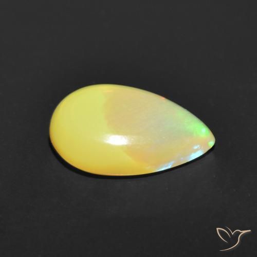9,17 ctw natürlicher Mehrfarbig Opal, Birnenform, Lichtdurchlässig
