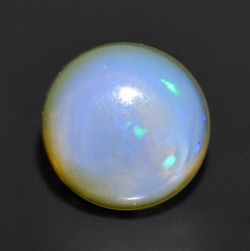 9,17 ctw natürlicher Mehrfarbig Opal, Rund Schliff, Lichtdurchlässig