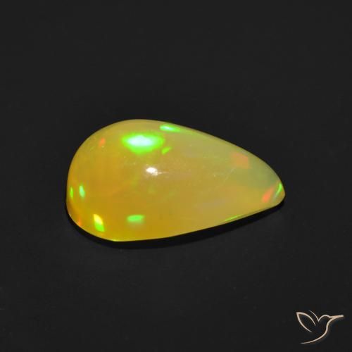 9,17 ctw natürlicher Mehrfarbig Opal, Birnenform, Lichtdurchlässig