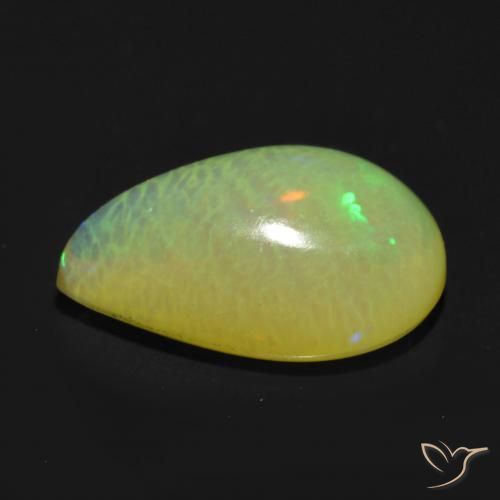 9,17 ctw natürlicher Mehrfarbig Opal, Birnenform, Transparent