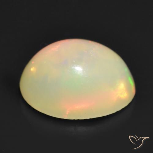9,17 ctw natürlicher Mehrfarbig Opal, Oval, Lichtdurchlässig