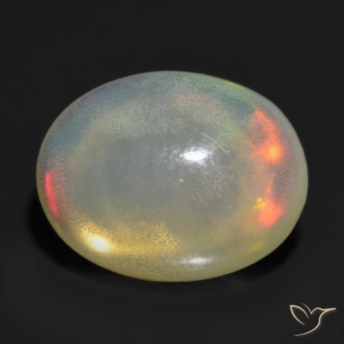 9,17 ctw natürlicher Mehrfarbig Opal, Oval, Transparent
