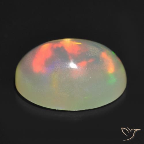 9,17 ctw natürlicher Mehrfarbig Opal, Oval, Transparent